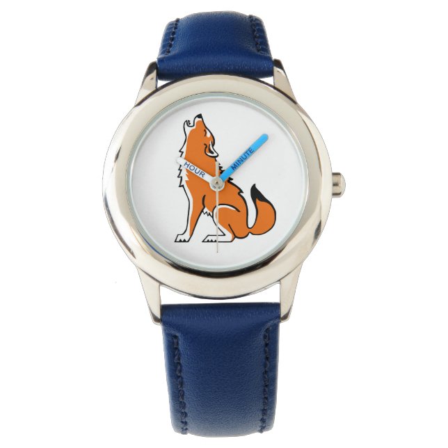 Montre Animal en voie de disparition - WOLF rouge - Guerr (devant)