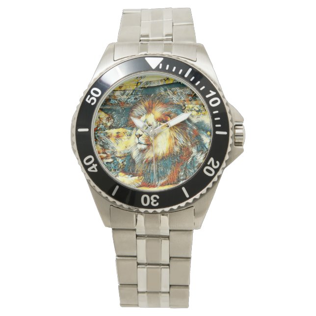 Montre AnimalArt_Lion_033 (devant)
