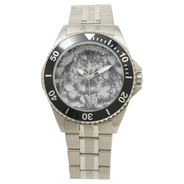Montre AnimalArtBW_Hamster_001 (devant)