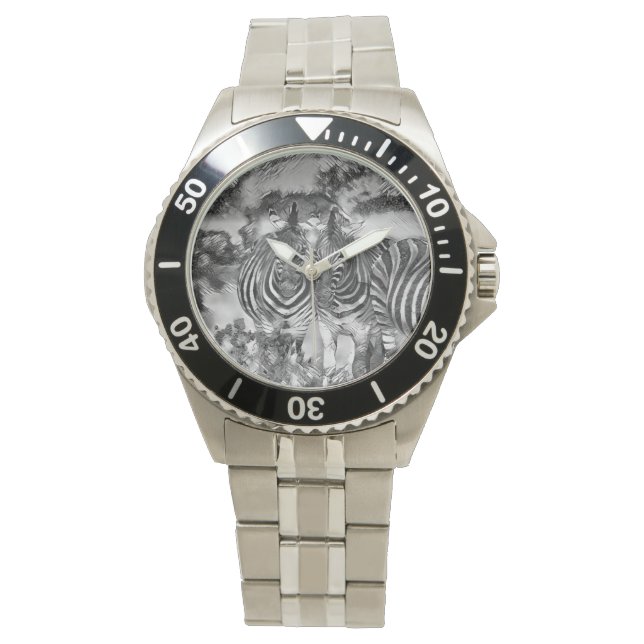 Montre AnimalArtBW_Zebra_012 (devant)