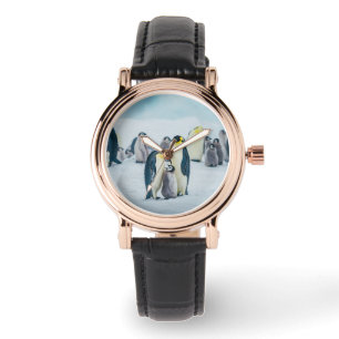 Montre Animaux de bébés cutest Alimentation de pingouin