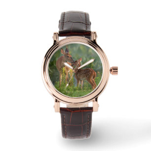Montre Animaux de bébés cutest Cerf et bébé