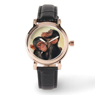 Montre Animaux de bébés cutest   Hug de chimpanzé