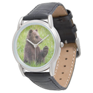 Montre Animaux de bébés cutest   Vague d'ours Brown