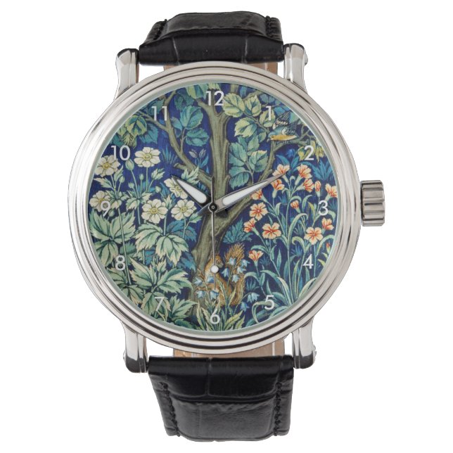 Montre Animaux et fleurs, Forêt, William Morris (devant)