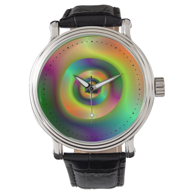 Montre Anneaux de Psychedelic Inside Outside (devant)