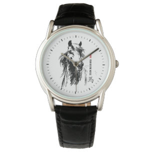 Montre Année chinoise du cheval Custom Year Cadeau