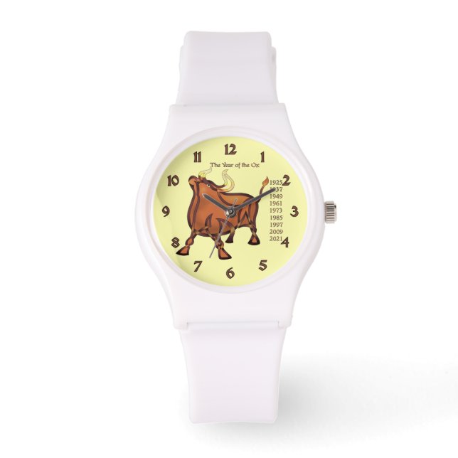 Montre Année de l'Ox (Recto)