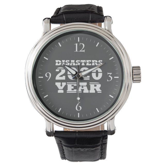 Montre Année des catastrophes de 2020 (devant)