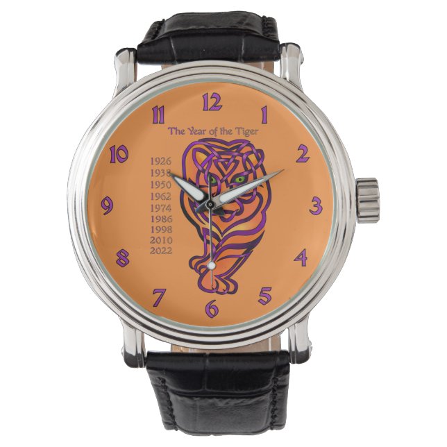 Montre Année du tigre (devant)