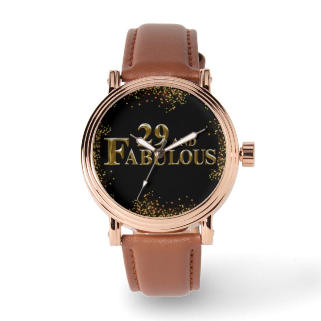 Montre Anniversaire 29 ans (Recto)