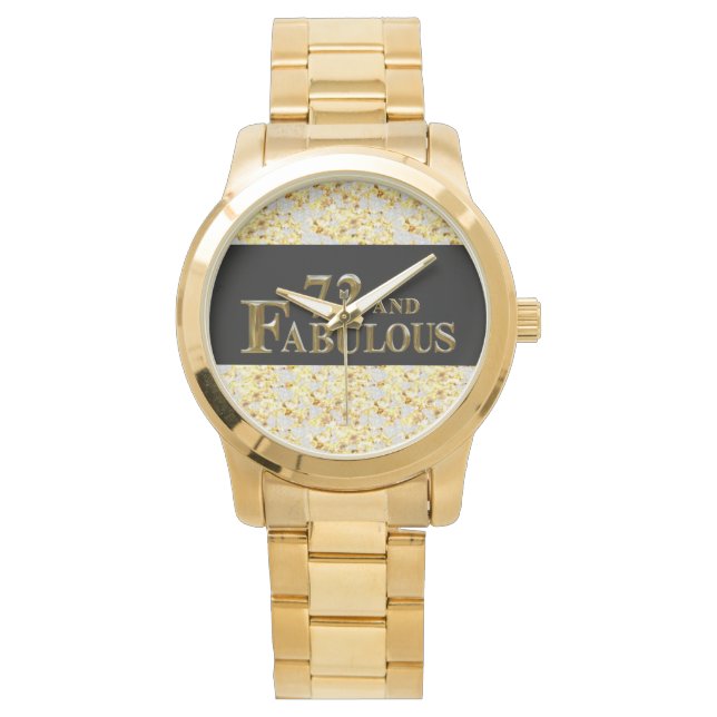 Montre Anniversaire 72 ans (devant)