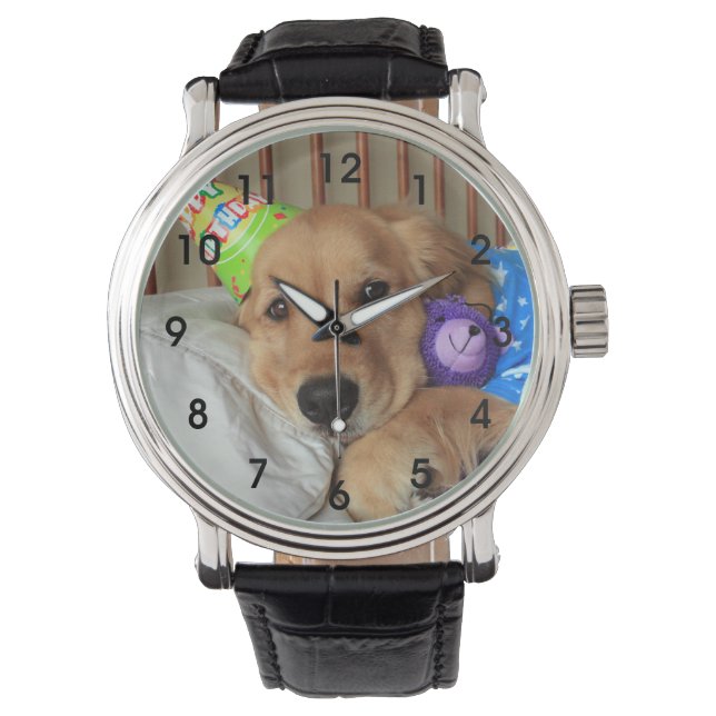 Montre Anniversaire du Golden Retriever (devant)