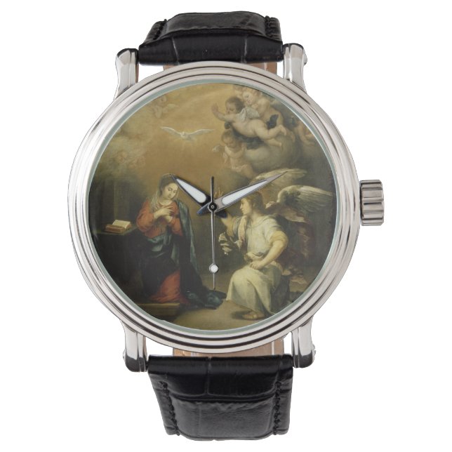 Montre Annonciation Marie et Archange Gabriel Beaux-Arts (devant)