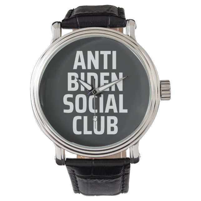 Montre Anti Biden Social Club (devant)