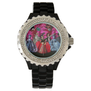 MONTRE ANTIQUE ITALIENNE PUPPETS ET MASQUES MASQUERADE PA