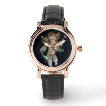 Antique Porcelaine Angel Watch