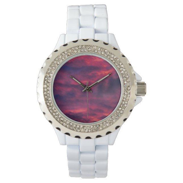 Montre août rouge (devant)