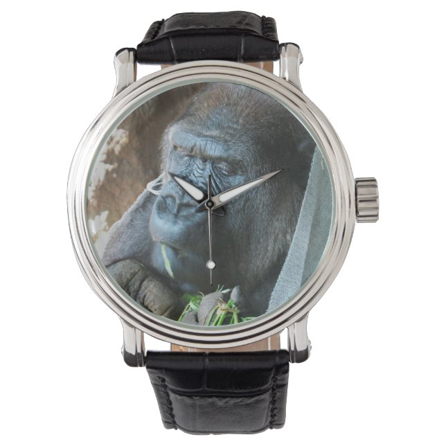 Montre Ape hood ~ Japonais Gorilla Manger (devant)