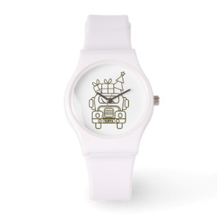Montre Aperçu camion de Noël Père Noël voiture vue avant
