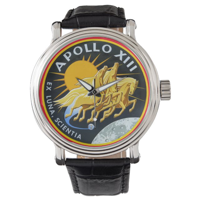 Montre Apollo 13 insignes (devant)