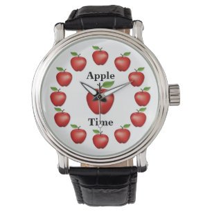 Montre Apple Time, Red Delicious Wristwatch