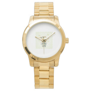 Montre Application abstraite aquarelle rose violet minima
