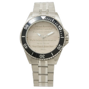 Montre Appréciation du pasteur Retraite Cadeau chrétien