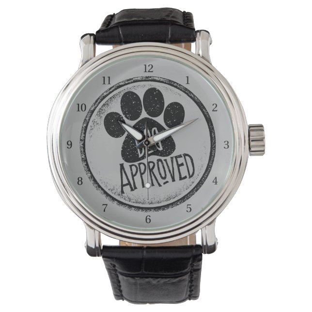 Montre approuvée par chien (devant)