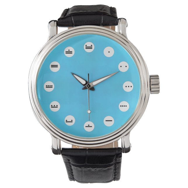 Montre Aqua Mist Watch (visage maya) par Kenneth Yoncich (devant)