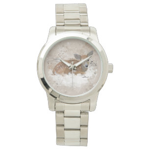 Montre Aquarelle Bambi