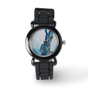 Montre Aquarelle de lapin lièvre