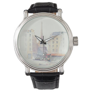 Montre Aquarelle de Tour Eiffel   Paris