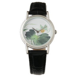 Montre Aquarelle Pond Lotus Peace