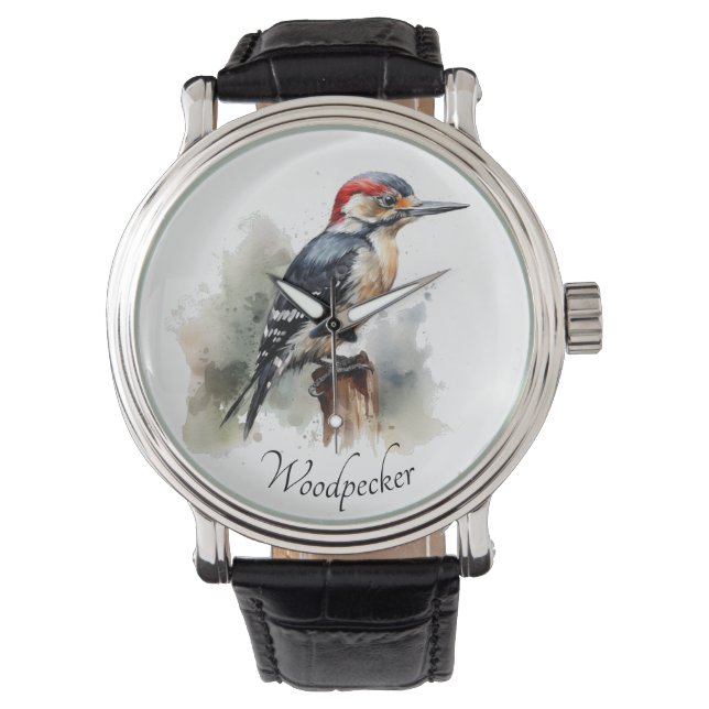 Montre Aquarelle Woodland Pic, coutume (devant)