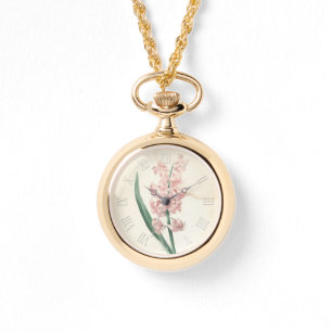 Montre Aquarelles botaniques vintages Hyacinth W Watch