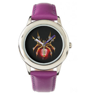 Montre Araignée en vapeur noire