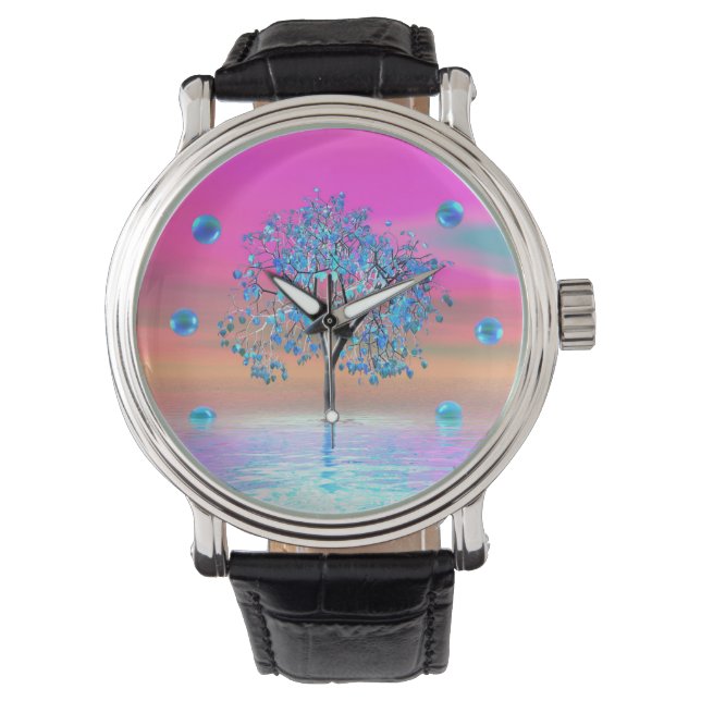 Montre Arbre de cristal lever de soleil (devant)