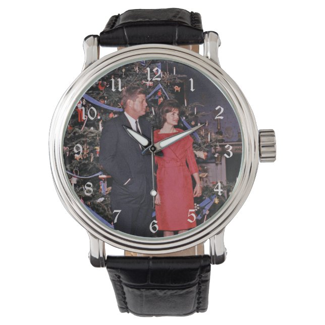 Montre Arbre de Noël Président John Kennedy & Jacqueline