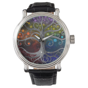 Montre Arbre de vie Silver Swirl
