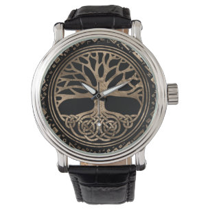 Montre Arbre de vie - Yggdrasil Runic Motif
