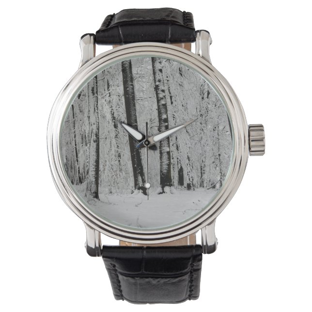 Montre Arbres à neige - - (devant)
