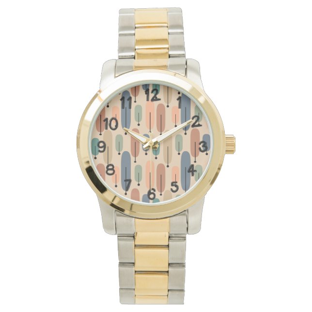 Montre Arbres atomiques rétro (devant)