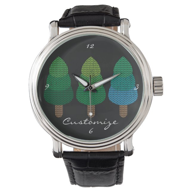 Montre Arbres verts boisés Thunder_Cove (devant)