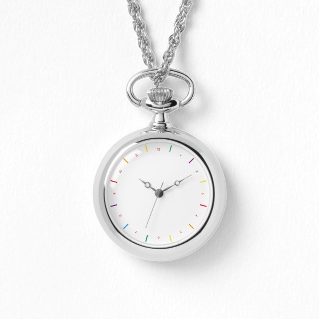 Montre Arc-en-ciel minimaliste (Recto)