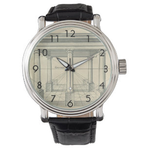 Montre Architecture Ancienne, Portique Romain avec Colonn
