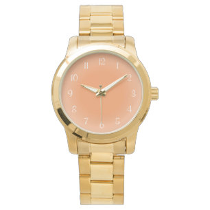 Montre Arêtes Misty Orange Frosted Design Couleurs douce