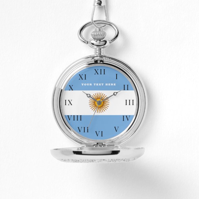 Montre Argentine drapeau argentin Buenos Aires Argentine (Recto)