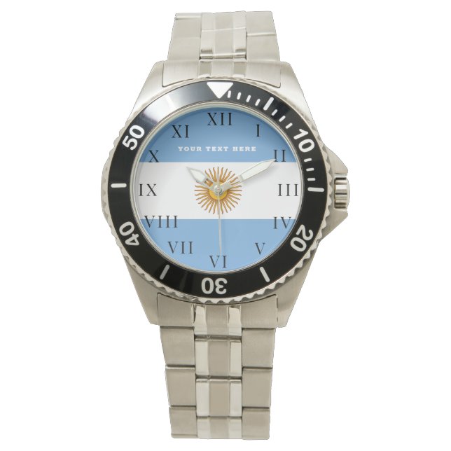 Montre Argentine drapeau argentin Buenos Aires Argentine (devant)