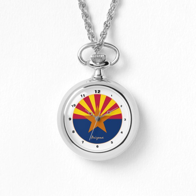 Montre Arizona Drapeau & Arizona mode tendance USA /desig (Recto)